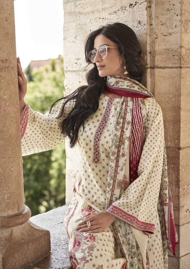 Meraki By The Hermitage Shop Lawn Cotton Karachi Printed Dress Material Wholesale Online
